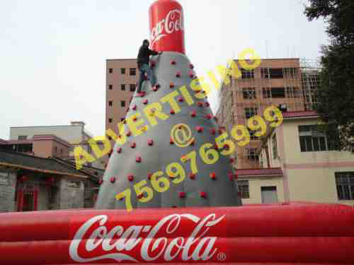 climbing bouncy coca cola